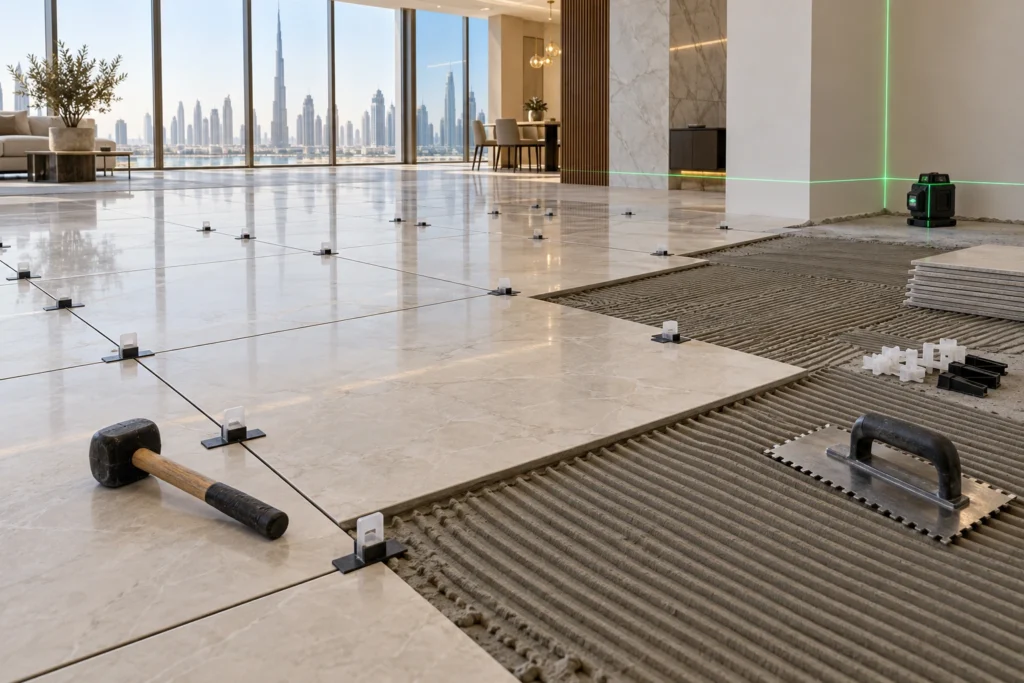 Tile work Dubai